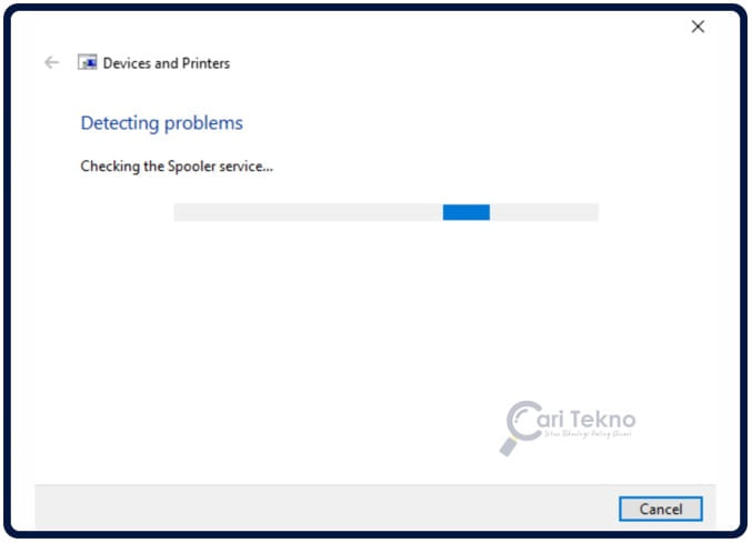 Troubleshooting printer di Windows 10