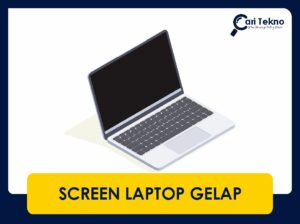 screen laptop gelap