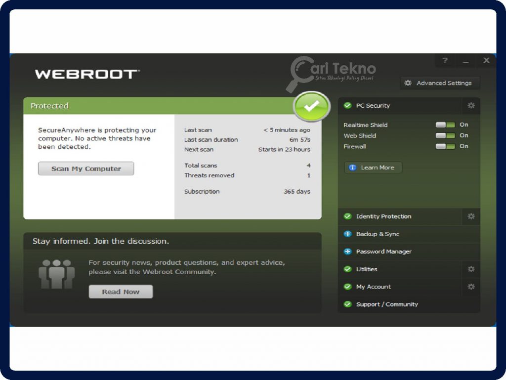 webroot secureanywhere antivirus