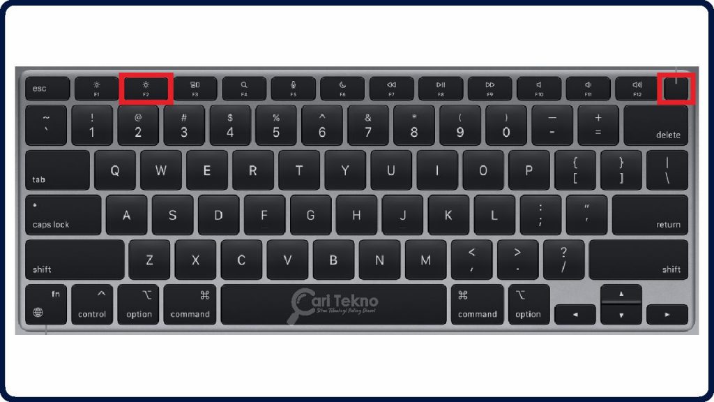 keyboard f2 power button