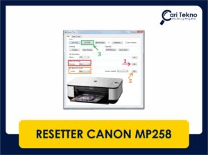 resetter canon mp258 kod error, cara reset canon mp258