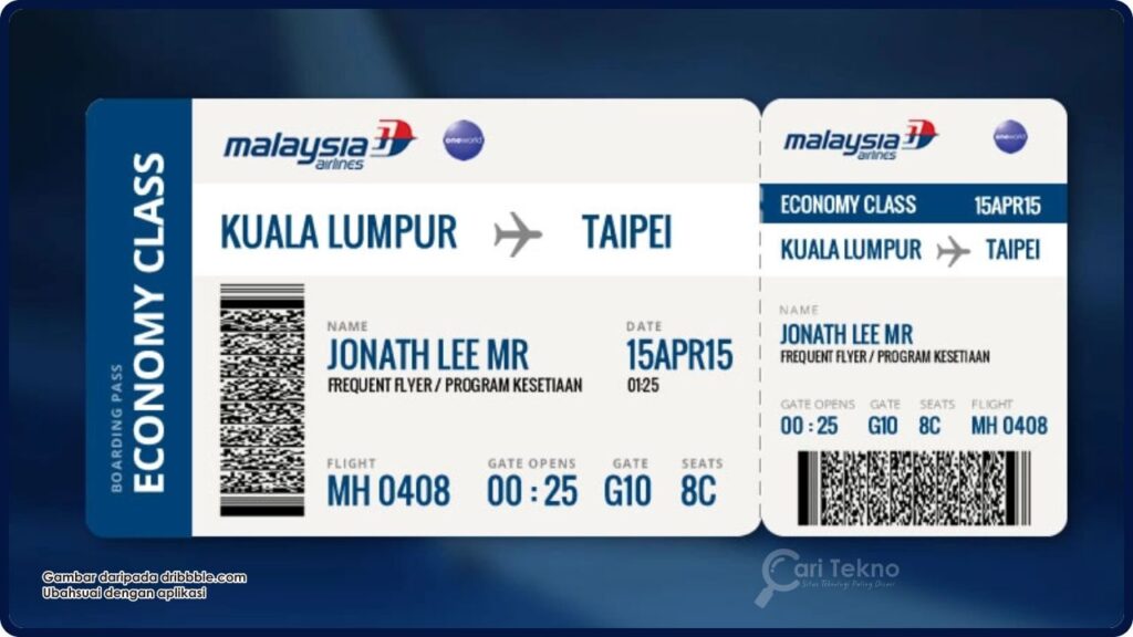 cara print boarding pas malaysia airlines