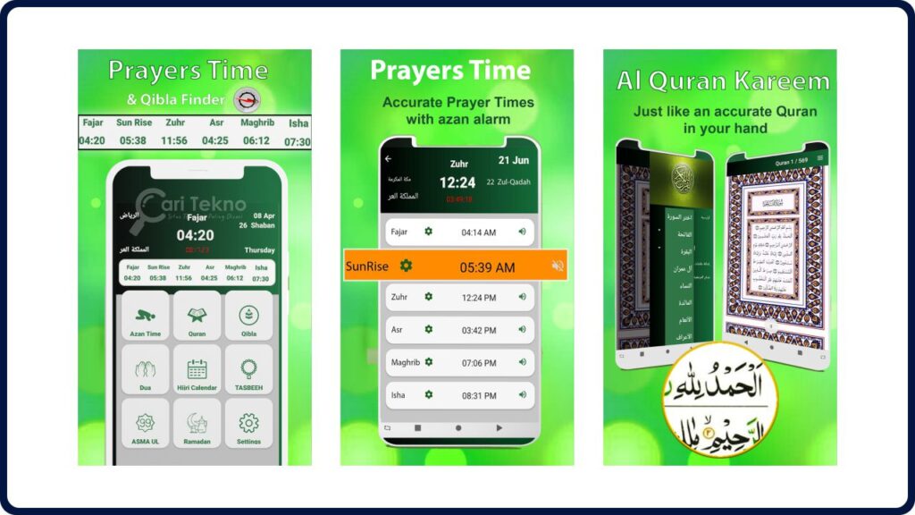apps waktu solat terbaik azan prayer time alarm namaz