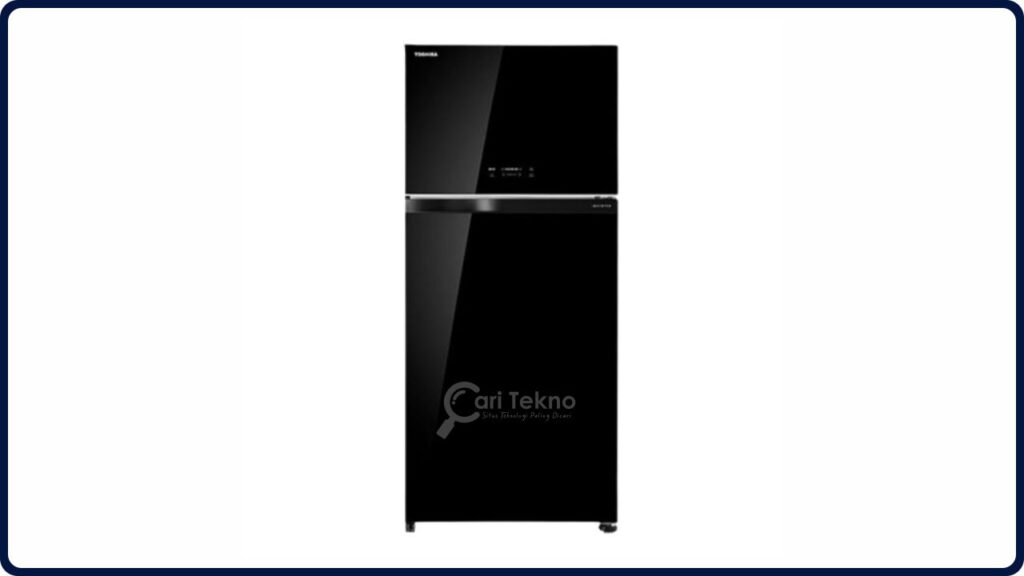 jenama peti ais 2 pintu terbaik toshiba 661l 2-doors duo hybrid inverter fridge (gr-ag66ma)