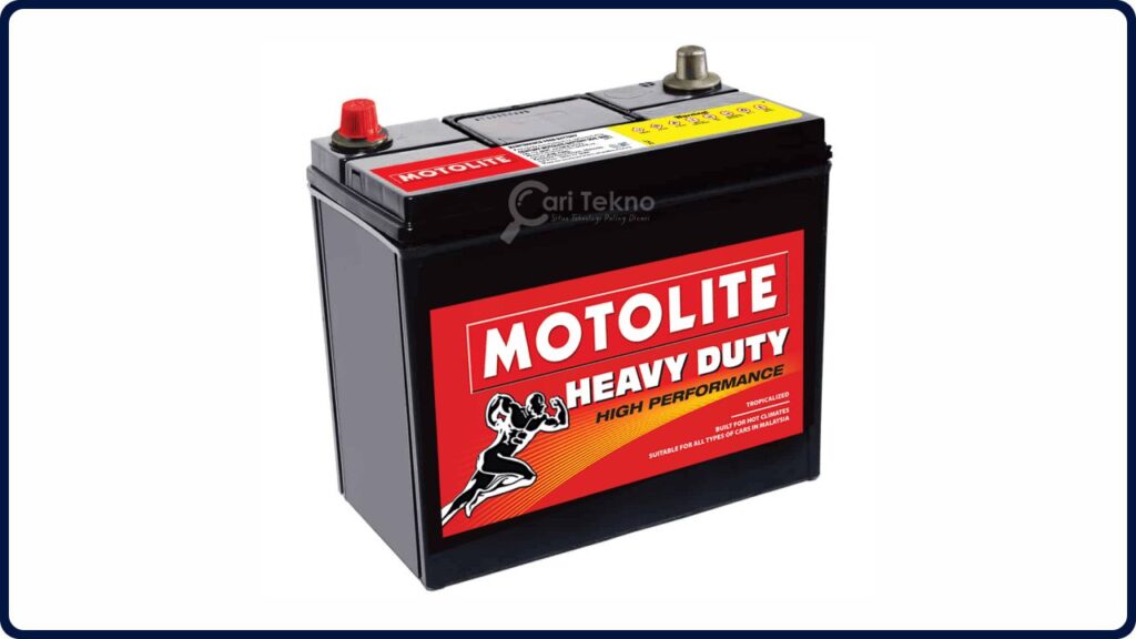 jenama bateri kereta terbaik motolite heavy duty mf ns60s car battery