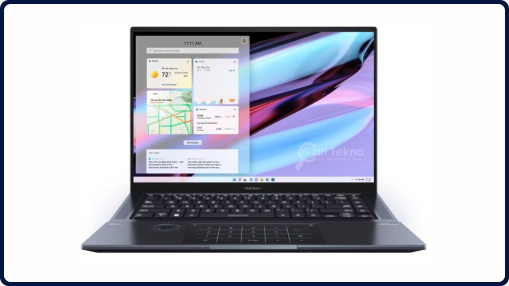 gambar laptop i7 terbaik asus zenbook pro 16x oled (ux7602)