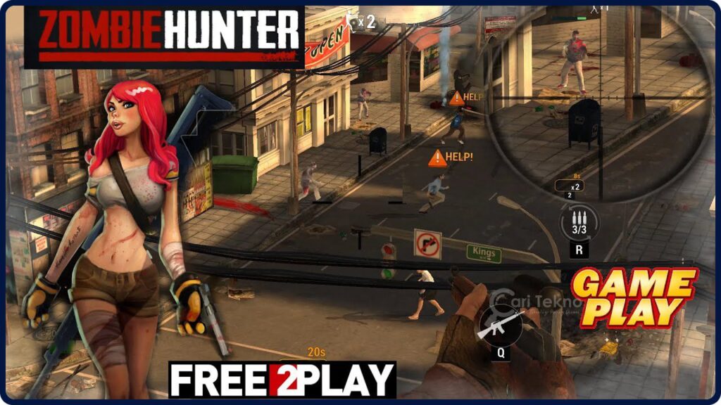 game offline terbaik zombie hunter killing game